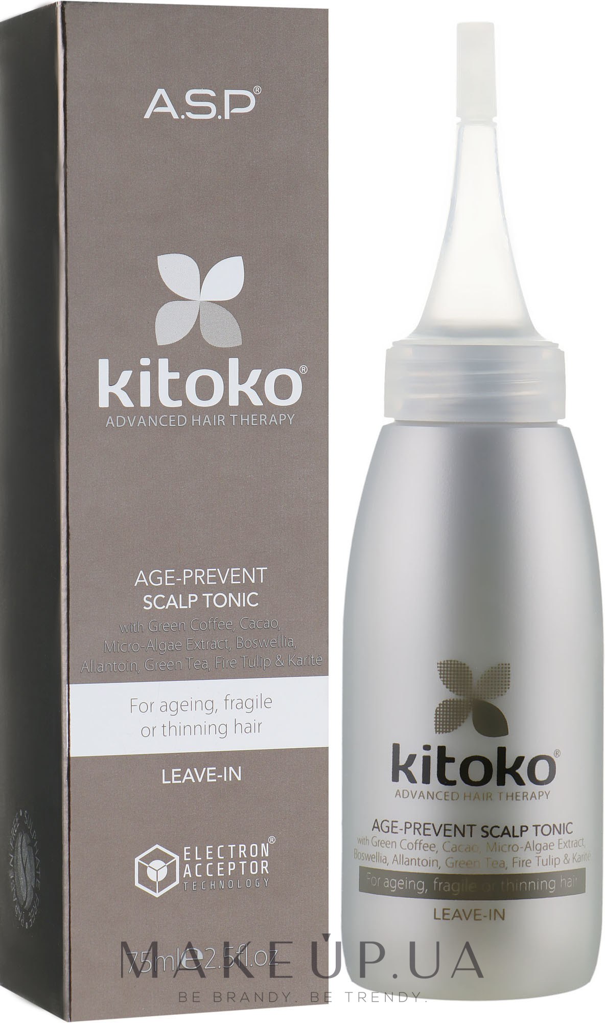 Антивіковий тонік для шкіри голови  - ASP Kitoko Age Prevent Scalp Tonic — фото 75ml