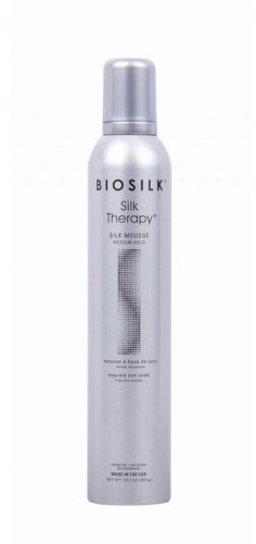 Пінка для волосся - Biosilk Silk Therapy Mousse Medium Hold — фото N1