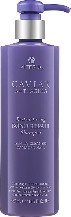 Шампунь для мгновенного восстановления волос - Alterna Caviar Anti-Aging Restructuring Bond Repair Shampoo — фото N3