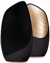 Парфумерія, косметика Звукова термощітка для обличчя - Geske Sonic Thermo Facial Brush 6 In 1 Black Rose Gold