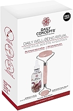 Парфумерія, косметика Набір - Daily Concepts Daily Well Being Ritual Rose Quartz (roller/1pcs + f/oil/60ml)