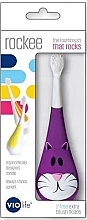 Дитяча зубна щітка "Котик" - Violife Rockee Toothbrush — фото N2