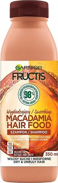 Шампунь для волосся - Garnier Fructis Macadamia Hair Food Shampoo — фото N1