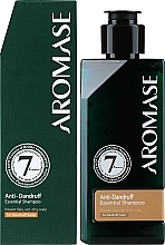 Шампунь против перхоти для всех типов волос с эфирным маслом - Aromase Anti-Itchy And Dermatitis Essential Shampoo — фото N2