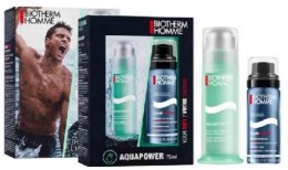 Духи, Парфюмерия, косметика Набор - Biotherm Homme Aquapower (foam/50ml + cr/75ml)