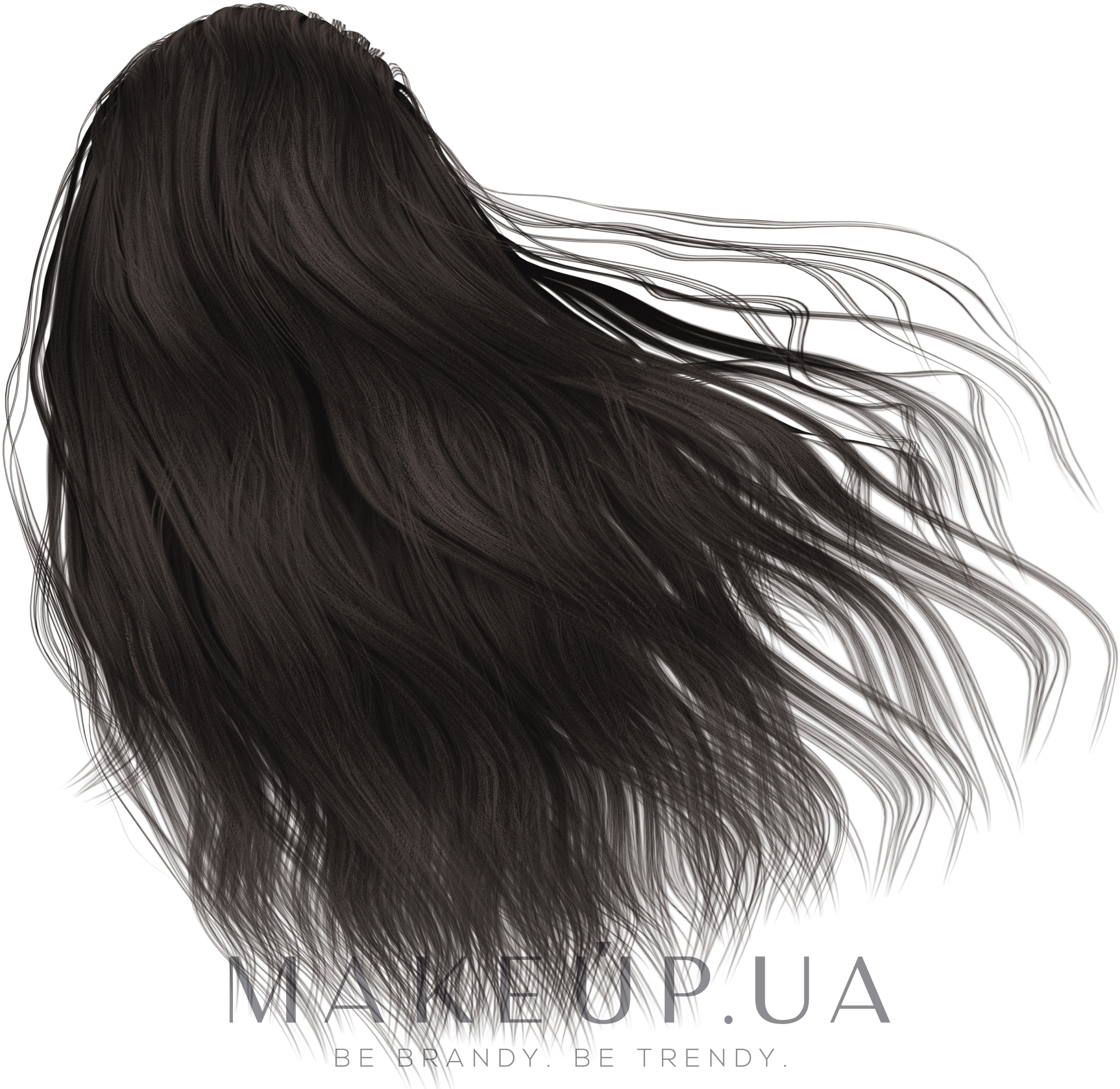 Безаммиачная краска для волос с маслом арганы - Maxima NHP Permanent Color Cream — фото 3.99-горький шоколад