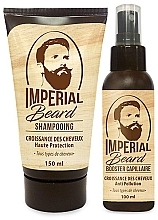 Парфумерія, косметика Набір - Imperial Beard Hair Growth Kit (shmp/150ml + h/lot/100ml)