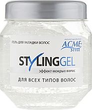 Гель для укладання волосся ефект мокрого волосся Acme-Style Styling Gel - Acme Color — фото N3