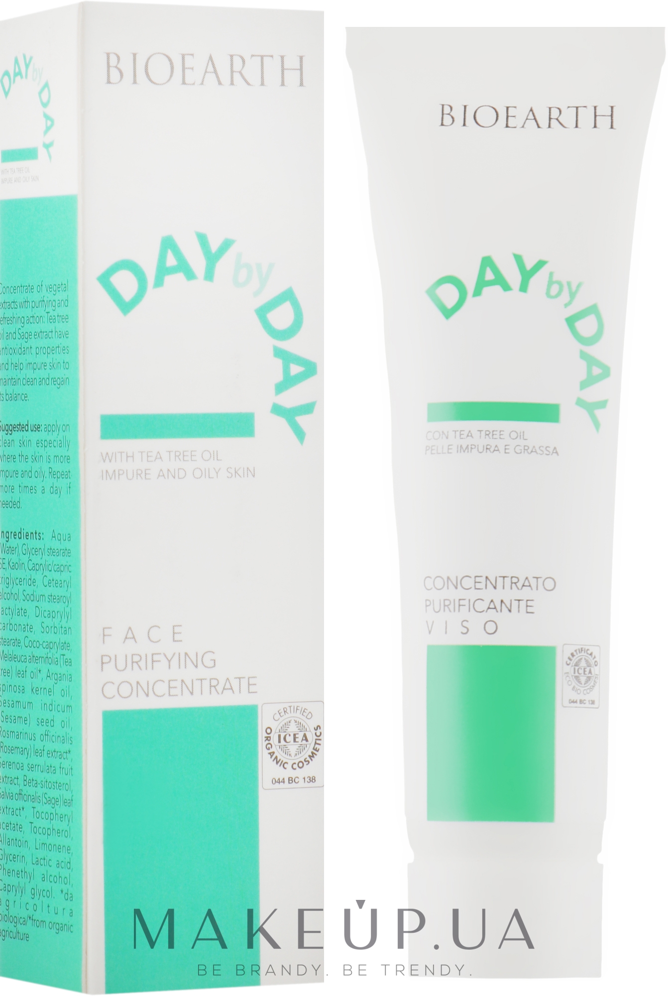 Концентрат очисний для обличчя - Bioearth DaybyDay Concentrato Purificante — фото 15ml