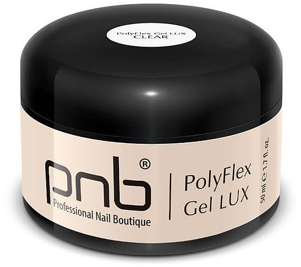 Полифлекс гель прозрачный - PNB UV/LED PolyFlex Gel LUX Clear — фото N1