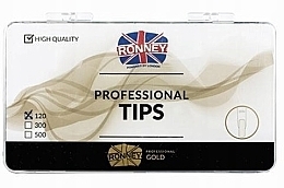 Типси для нігтів, кігті, кремові, 120 шт. - Ronney Professional Tips Claws — фото N1