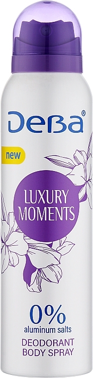 Дезодорант-спрей для тіла "Luxury Moments" - DeBa Deodorant Body Spray — фото N1