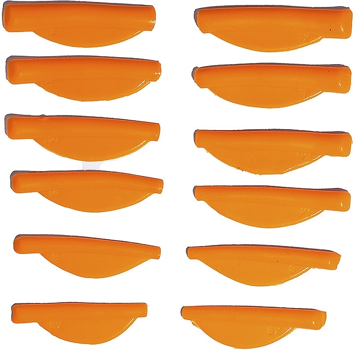 Валики для ламинирования ресниц и бровей, XS, S, M, M1, L, XL - Zola Exta Curl Styling Pads — фото N2