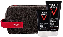 Духи, Парфюмерия, косметика Набор - Vichy Homme (ash/balm/75ml + sh/gel/200ml + bag)