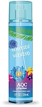 Парфумований міст для тіла - AQC Fragrances Honolulu Weekend Body Mist — фото N1