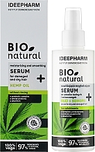 Увлажняющая и разглаживающая сыворотка для сухих и поврежденных волос - Ideepharm Bio Natural Serum — фото N2