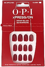 Набор накладных ногтей - OPI Xpress/On Big Apple Red — фото N2