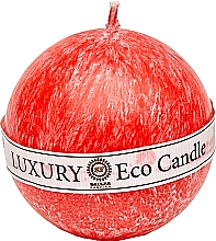 Свічка з пальмового воску, 8 см, червона - Saules Fabrika Luxury Eco Candle — фото N1