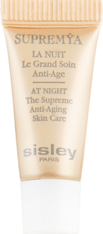 Комплексный ночной крем-сыворотка с омолаживающим эффектом - Sisley Supremya At Night The Supreme Anti-Aging Skin Care (пробник) — фото N2