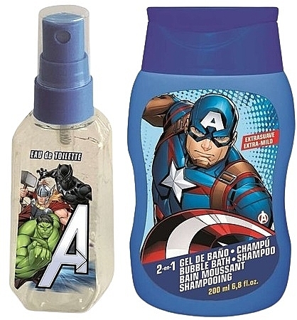 Набор - Lorenay Marvel Avengers (edt/90ml + shmp/200ml + bag) — фото N2