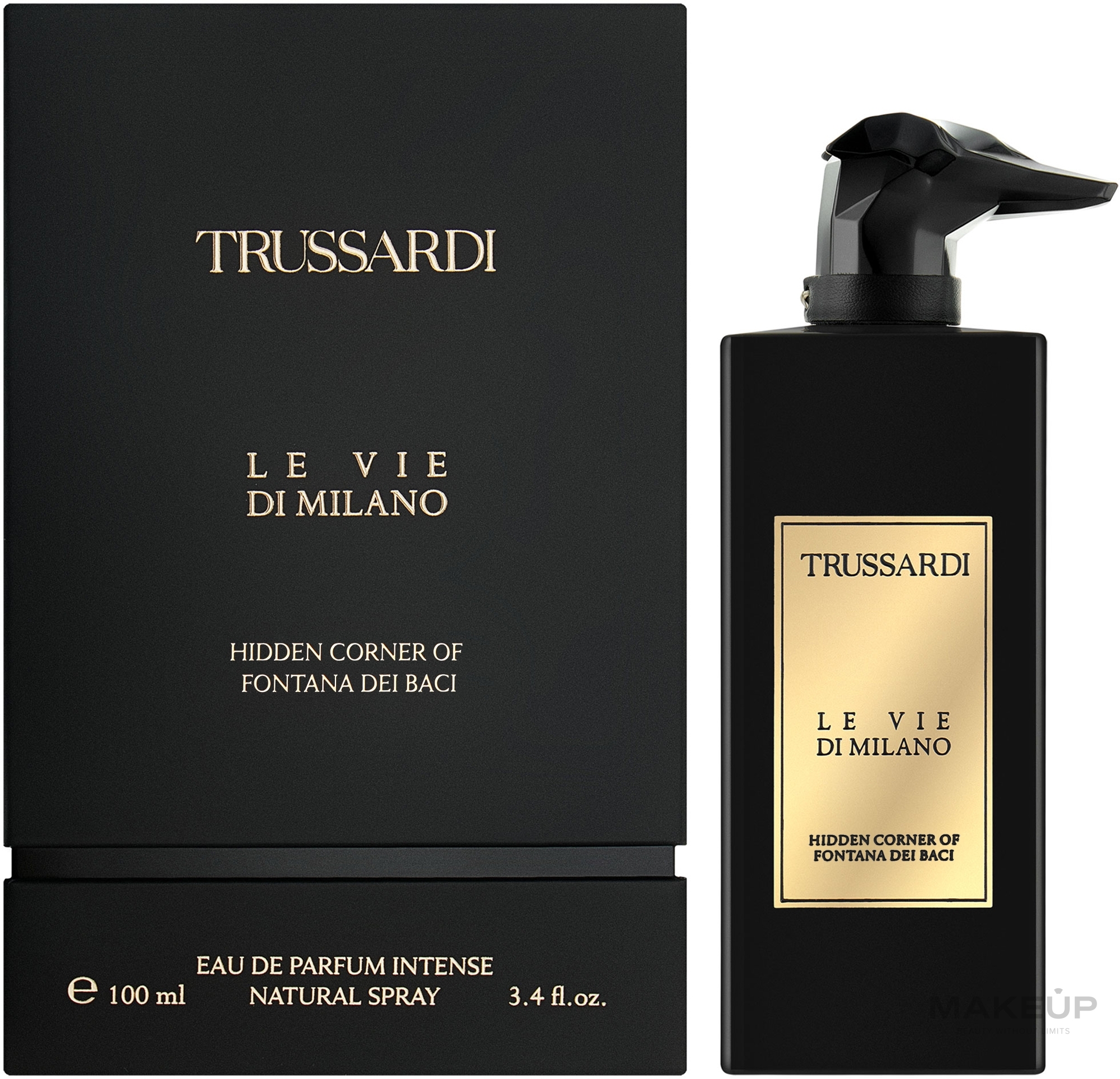 Trussardi Le Vie Di Milano Hidden Corner of Fontana Dei Baci Intense - Парфюмированная вода (тестер с крышечкой) — фото 100ml