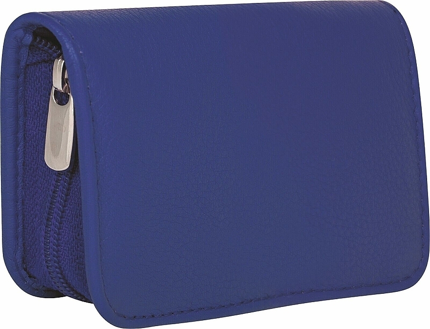 Маникюрный набор, 5 предметов "Siena", на молнии, blue - Erbe Solingen Manicure Zipper Case — фото N1