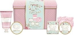 Парфумерія, косметика Набір, 6 продуктів - Baylis & Harding Royale Garden Rose, Poppy & Vanilla Luxury Pamper Keepsake Tin Gift Set