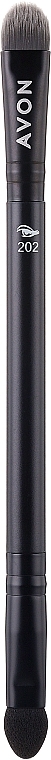 Двухсторонняя кисть для консилера и растушевка - Avon 202 — фото N1