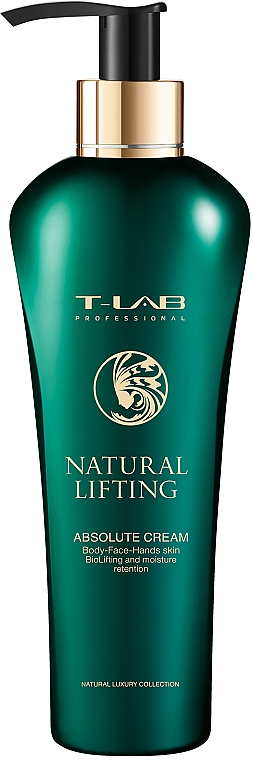 Крем для природного живлення шкіри обличчя, рук і тіла - T-Lab Professional Natural Lifting Absolute Cream — фото N1