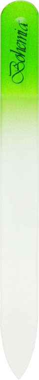 Пилочка хрустальная для ногтей 08-1152, 115мм, зеленая - SPL — фото N1