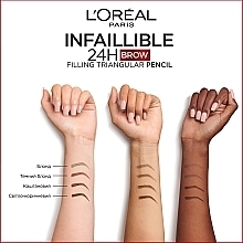 L'Oreal Paris Infaillible Brows 24H Filling Triangular Pencil - L'Oreal Paris Infaillible Brows 24H Filling Triangular Pencil — фото N3