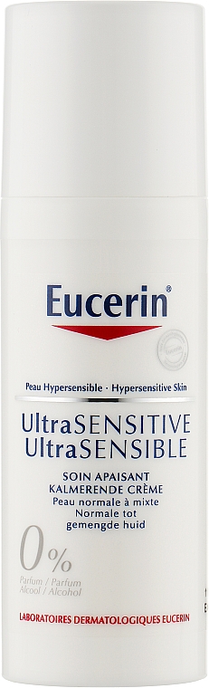 Крем для лица - Eucerin Ultrasensitive Soothing Cream Normal To Combination Skin