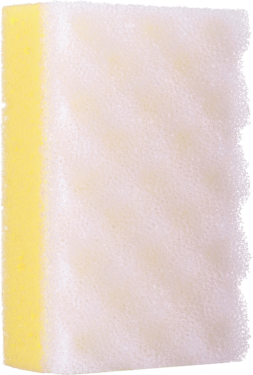 Губка для тела массажная, желтая - Sanel Balance Prostokat — фото N1
