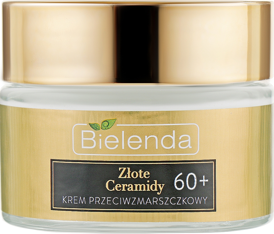 Глибоко відновлювальний крем від зморщок 60+ - Bielenda Golden Ceramides Anti-Wrinkle Cream 60+