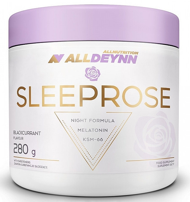 Пищевая добавка для улучшения сна "Черная смородина - AllNutrition AllDeynn SleepRose Black Currant — фото N1