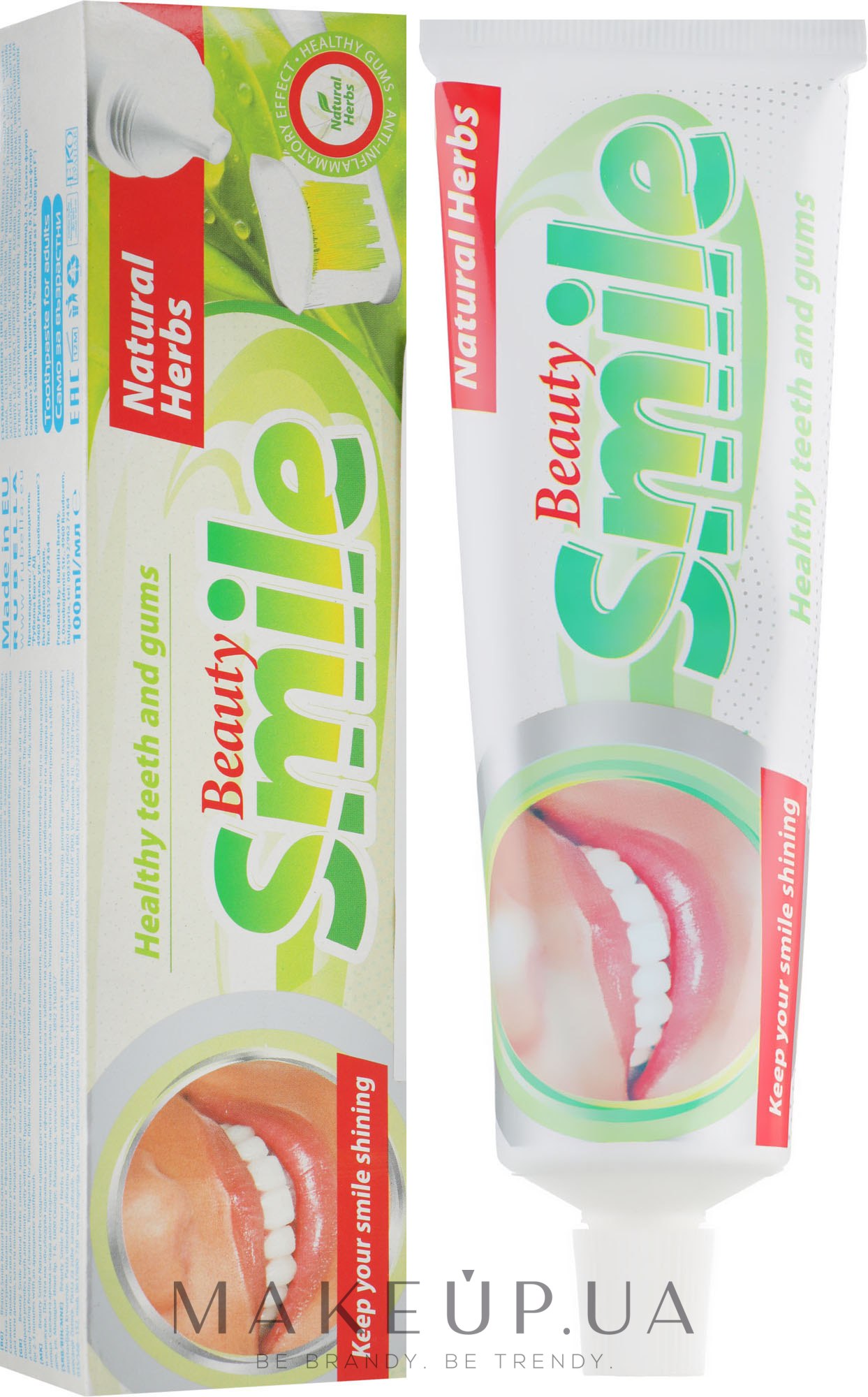 Зубна паста "Лікувальні трави" - Rubella Beauty Smile Natural Herbs — фото 100ml