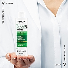 УЦІНКА Шампунь від лупи для сухого волосся - Vichy Dercos Anti-Dandruff Treatment Shampoo * — фото N10