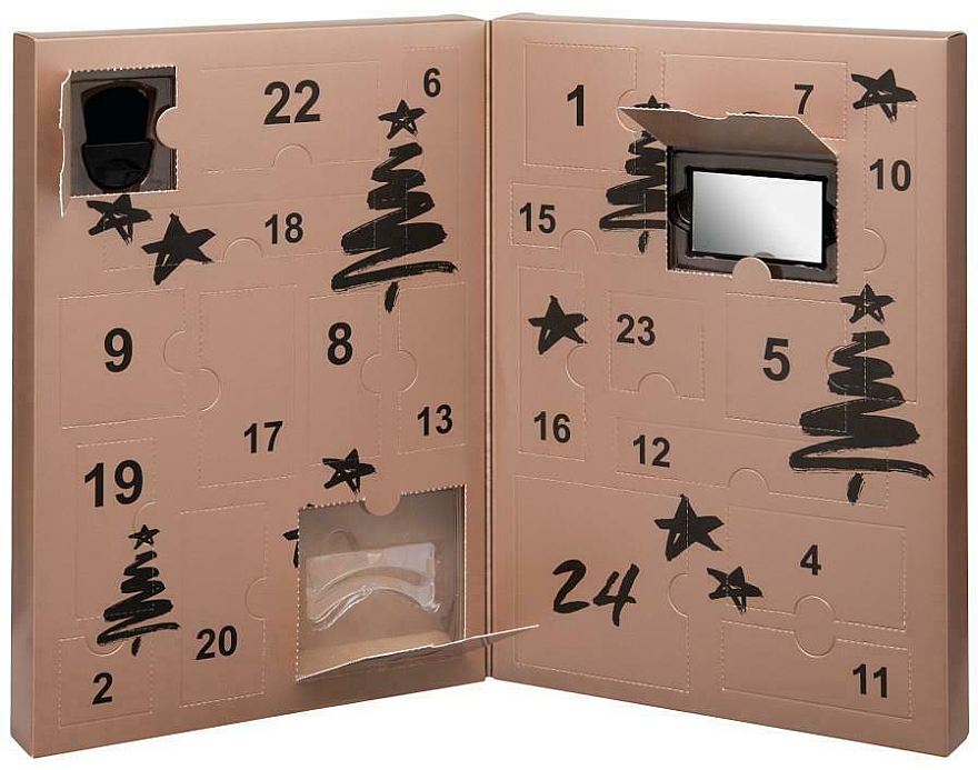Набор "Адвент-календарь", 24 продукта - Technic Cosmetics Advent Calendar Make Up Beauty Gift Christmas — фото N3