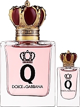 Dolce&Gabbana Q - Набор (edp/50 ml + edp/mini/5ml) — фото N1
