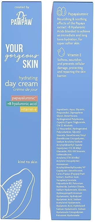 Зволожувальний денний крем для обличчя - Dr. PAWPAW Your Gorgeous Skin Hydrating Day Cream — фото N3