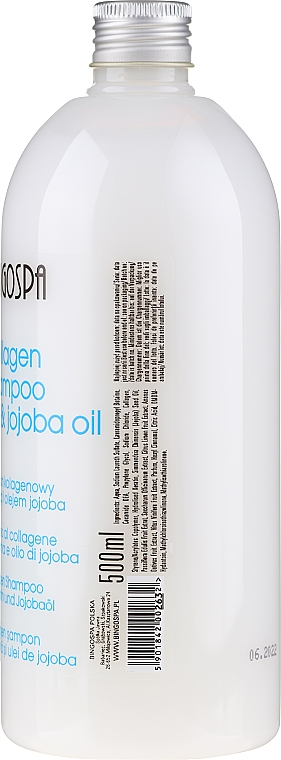 Шампунь для волос коллагеновый с маслом жожоба - BingoSpa Collagen With Jojoba Oil Shampoo — фото N2