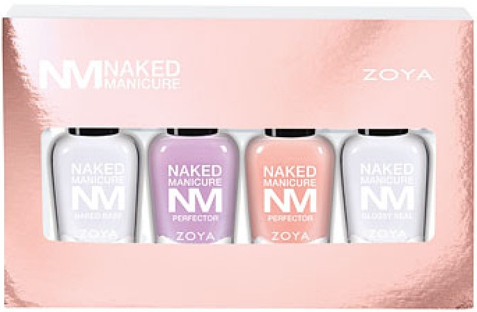 Подарочный набор - Zoya Naked Manicure Woman Kit (base/7.5 ml + polish/7.5 ml + polish/7.5 ml + top/7.5 ml)