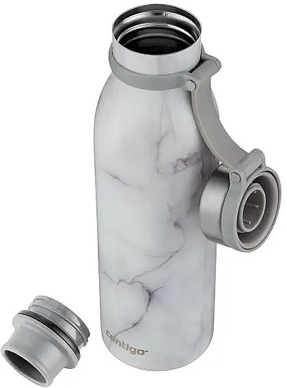 Термопляшка для напоїв, 590 мл - Contigo Thermal Mug Matterhorn White Marble — фото N2
