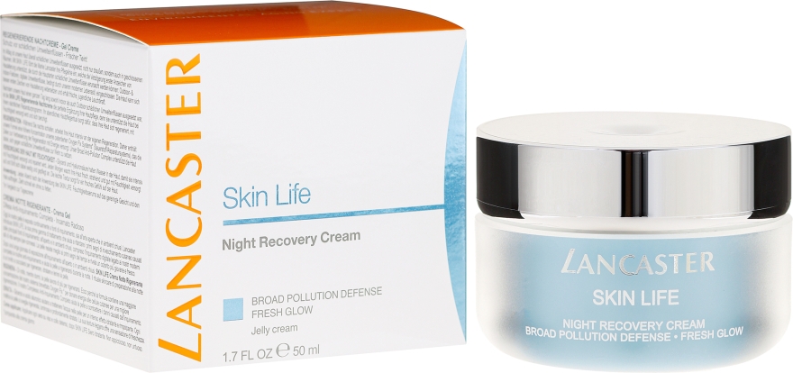 Нічний відновлювальний крем для обличчя - Lancaster Skin Life Night Recovery Cream