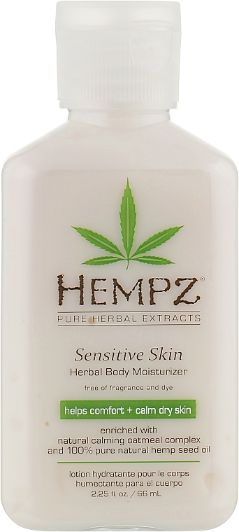 Рослинний зволожуючий лосьйон для чутливої шкіри - Hempz Sensitive Skin Herbal Body Moisturizer — фото N1