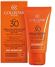 Крем проти пігментних плям - Collistar Global Anti-Age Protection Tanning Face Cream SPF 30 — фото N2