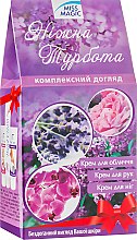 Духи, Парфюмерия, косметика Набор "Нежная забота" - Miss Magic (cr/50 ml + hand/cr/45 ml + foot/cr/50 ml)