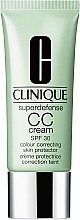 Защитный тональный СС-крем для лица - Clinique Superdefense CC-cream Colour Correcting Skin Protector SPF 30 — фото N1
