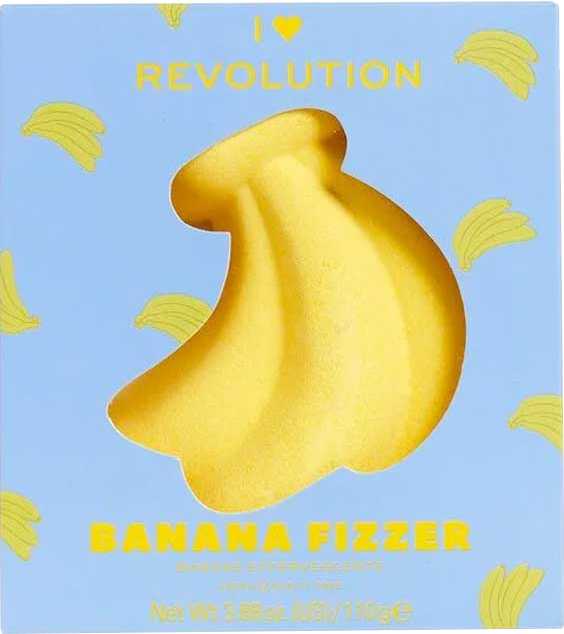 Бомбочка для ванны - I Heart Revolution Banana Bath Fizzer  — фото N2