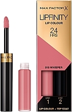 Парфумерія, косметика Помада для губ з топовим покриттям  - Max Factor Lipfinity Lip Colour 24HRS